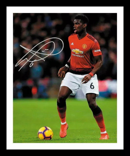 Paul Pogba - Manchester United Autograph Signed & Framed Photo