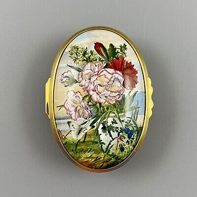 Halcyon Days Smithsonian Floral Limited Edition Trinket Box 413/500