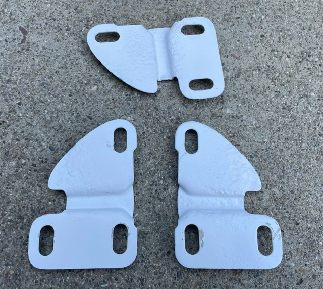 1960-1965 Ford Falcon Station Wagon Tailgate Hinge Bolt Doubler Plates