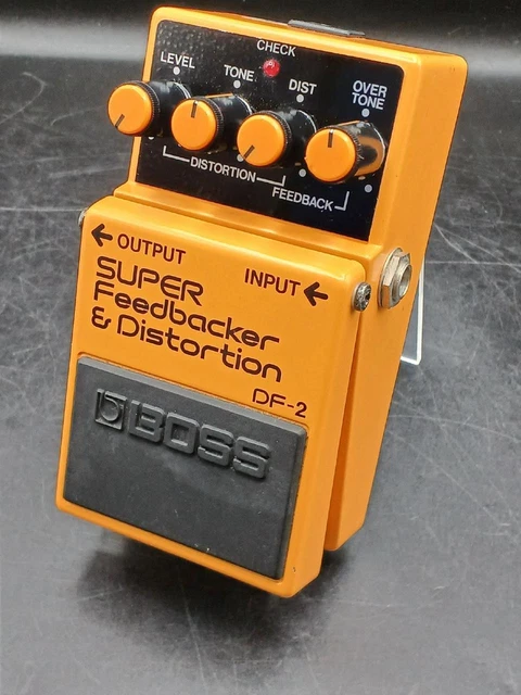 BOSS DF-2 SUPER Feedbacker & Distortion Guitar Effect Pedal Used from ...