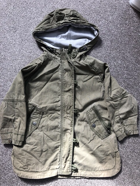 Next Girl Khaki Lightweight Parka Spring Coat Age 5 Years