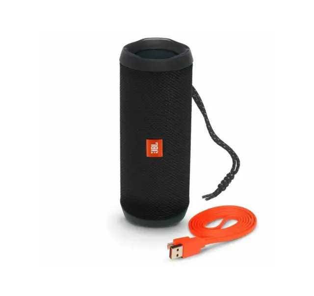 JBL FLIP 4 Black Portable Bluetooth Speaker 3
