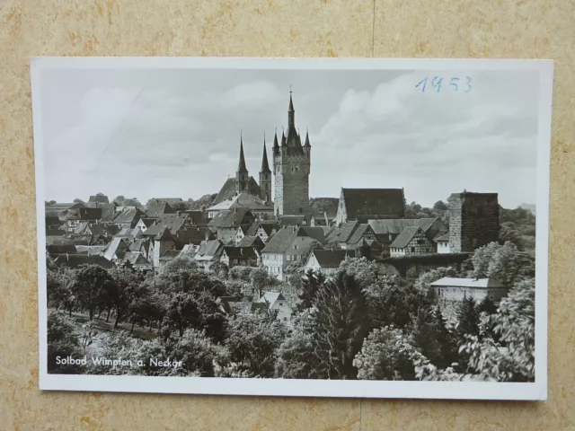 Alte Postkarte Ansichtskarte AK Bad Wimpfen am Neckar