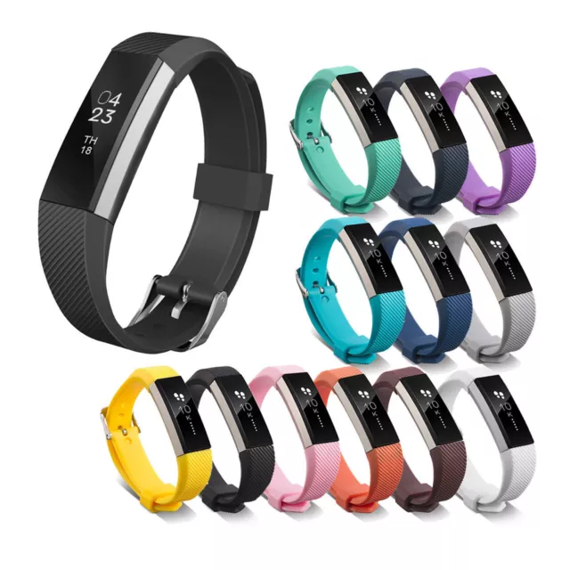 For Fitbit Alta HR, ACE Strap Replacement Silicone Buckle Sport Watch band