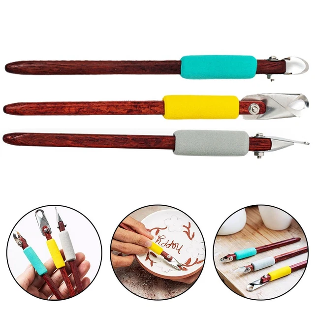 Joyzan 10 Pièces Outils De Sculpture En Cire D'argile, Double Extrémité Sculpter Poterie Argile Modelage Avec Sac De Transport Kit D'argile Acier Inoxydable Pour Détailler Sculpter Poterie Bricolage