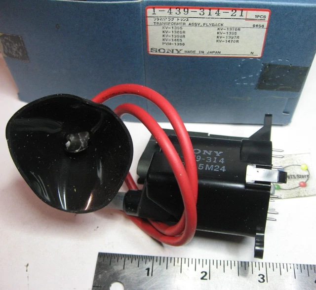 1-439-314-21 SONY Fly-Back Transformer Television TV - NOS Box Qty 1 1-439-314-21 SONY Fly-Back Transformer Television TV - NOS Box Qty 1