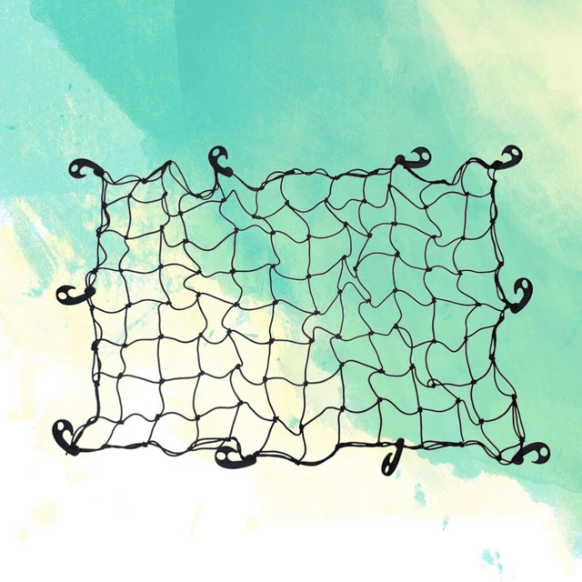 Reti di ricarica auto cargo mesh copertura portatetto auto valigia gancio a rete