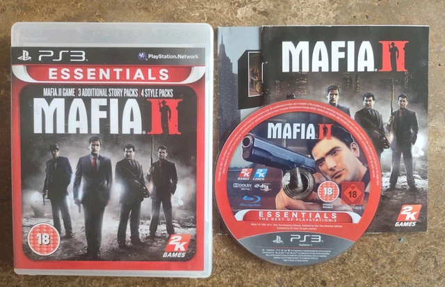 Jeu PS3 Mafia II – PAL – Complet Et En Bon état – Action Aventure – PEGI 18