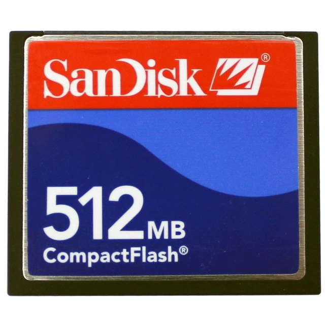 SanDisk Compact Flash 512MB Carte mémoire Memory Card CF