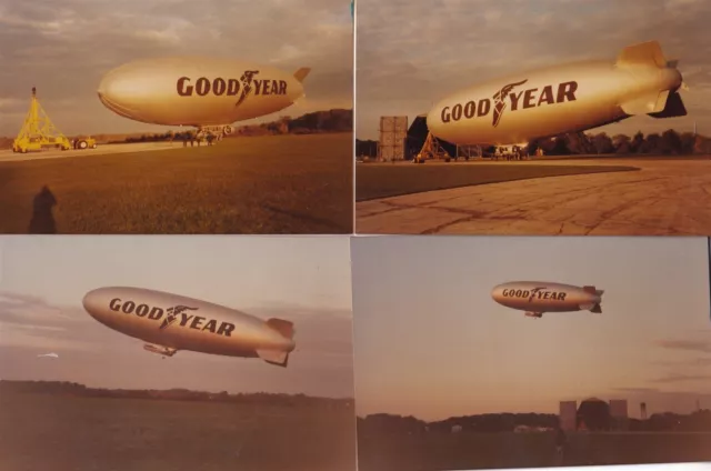 Lot 4 Snapshot Photos SPIRIT OF AKRON GOODYEAR BLIMP circa 1987 Akron Ohio 29