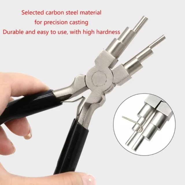 Jewelry Pliers Carbon Steel Round Nose Pliers DIY Jewelry Making Tool Bail Plier