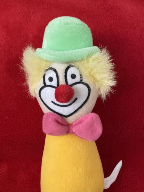 🇫🇷Doudou Grelot Clown Jaune EGMONT TOYS 25 Cm Très Beau NEUF 2