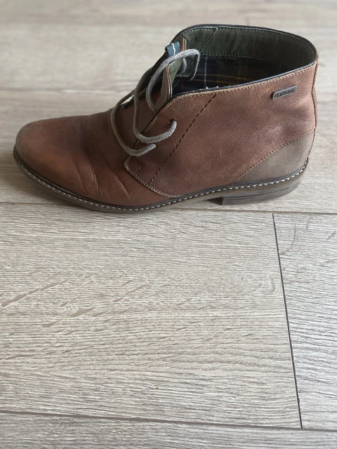 barbour readhead chukka boots dark brown