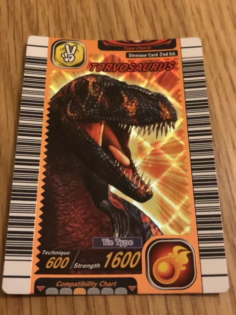 Dinosaur King Card Bronze Torvosaurus 2nd Edition
