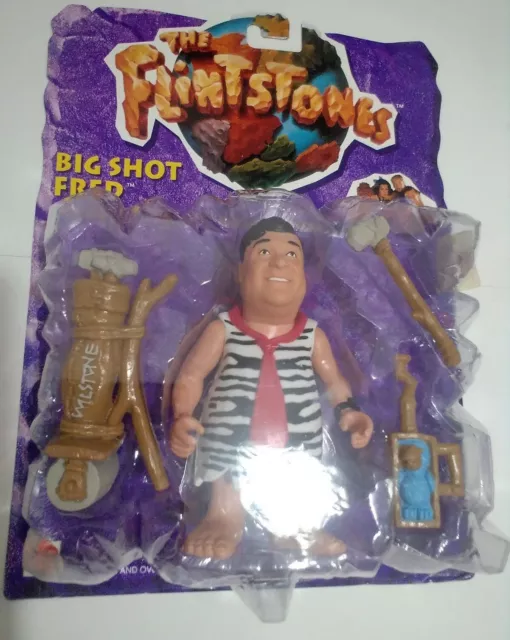 Flintstones Vintage Movie Action Figure Big Shot Fred Brand New Mattel