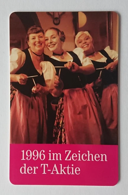 Phone Card Telefonwertkarte Trading Card IN Symbol - The T-Aktie 1996