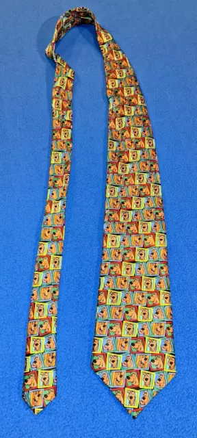 Scooby Doo Cartoon Network Necktie 1997 Men's Tie Hanna Barbera