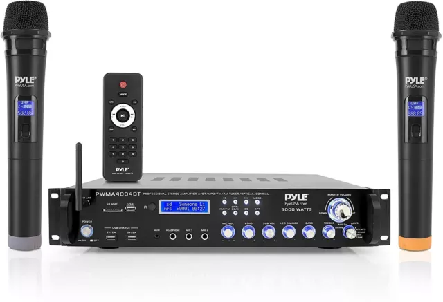 Pyle PWMA4004BT Bluetooth Home Audio Power Amplifier 19.41lbs