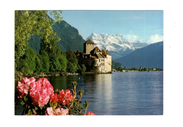 AK Ansichtskarte Schloss Chillon bei Montreux / Schweiz