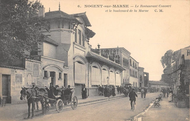 Cpa 94 Nogent Sur Marne / Restaurant Convert