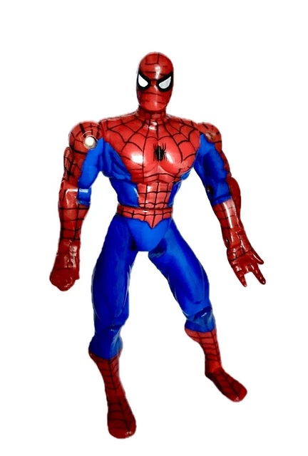 MARVEL COMICS SPIDER-MAN Animated Series Super Poseable 1994 Figure #2 Toy Biz EUR 74,99 - FR
