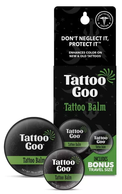 Box Tattoo Goo Salve Tattoo Balm Aftercare Ointment Small 9.3g Large 21g Tins Box Tattoo Goo Salve Tattoo Balm Aftercare Ointment Small 9.3g Large 21g Tins