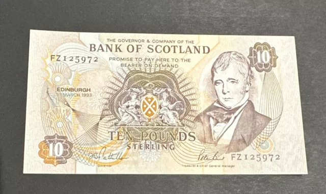Scotland, Bank of Scotland £10 1993 UNC Scotland, Bank of Scotland £10 1993 UNC