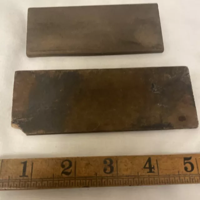 Sharpening / Honing Stones X 2 Shaped Stoned Good For Chisels / Gouges