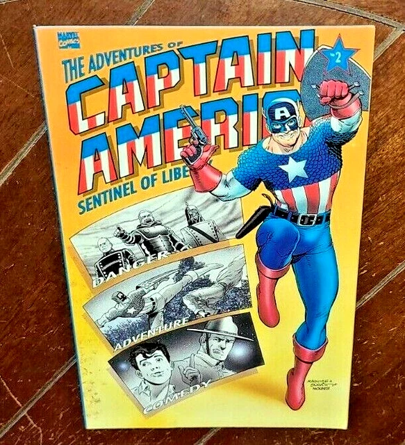 The Adventures of Captain America #2, (1991, Marvel Prestige) Free Shipping!