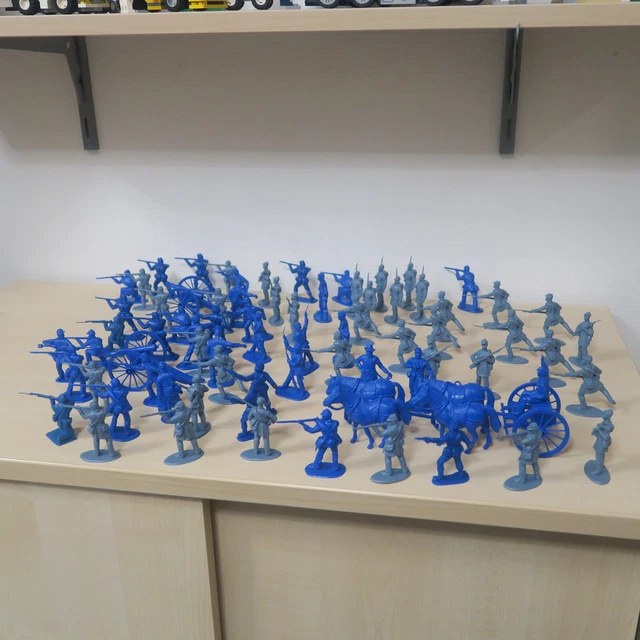 Konvolut Figuren (Airfix, Revell, Italeri (?) 1:32 "Amerikanischer Bürgerkrieg "