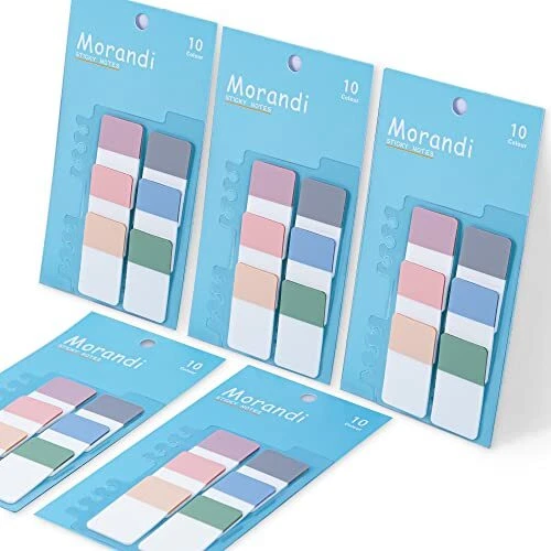 300 Pieces Tabs, Sticky Index Tabs, Morandi Sticky Tabs