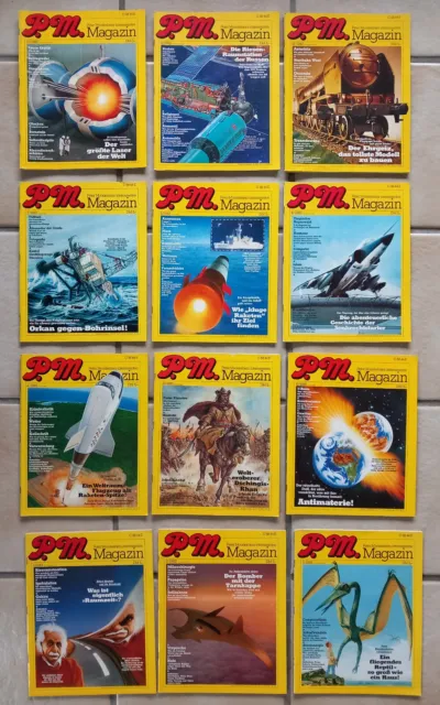 P.M. PM Magazin   kompletter Jahrgang 1982   12 Hefte