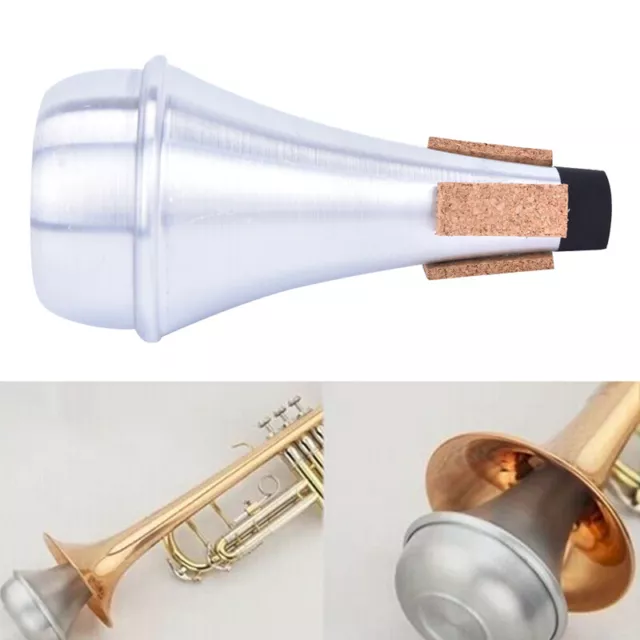 Aluminium Straight Trumpets Mute For Jazz Instrument Practice Beginner Fad DS Ch