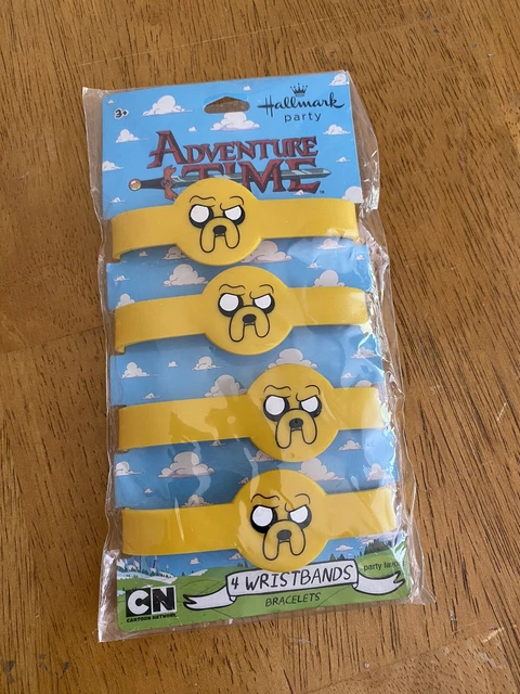 Pulseras Hallmark Hora de Aventura Fiesta Favor Jake 4 unidades