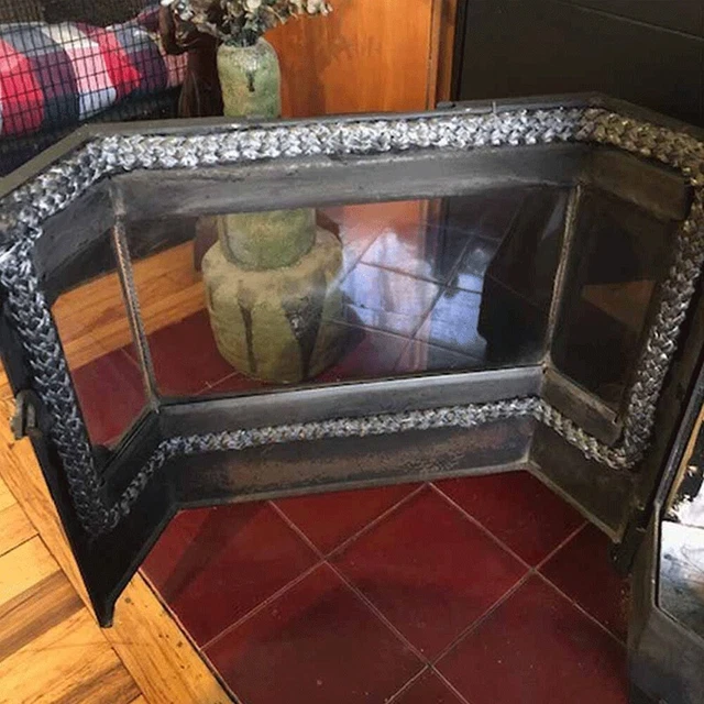 Kit Guarnizioni Porta Stufa A Legna Corda 10mm 4metri Ricambio Per - Foto 2