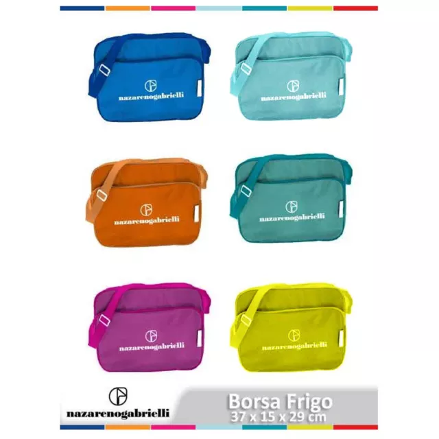 Bolsa Nevera Termica Media Varios Colores para Mar Montaña Ocio 37x15x29 CM