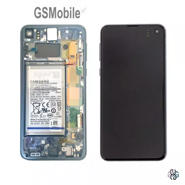 Display Ecran LCD Touch Cadre Ecran Samsung Galaxy S10e G970F Black Originale