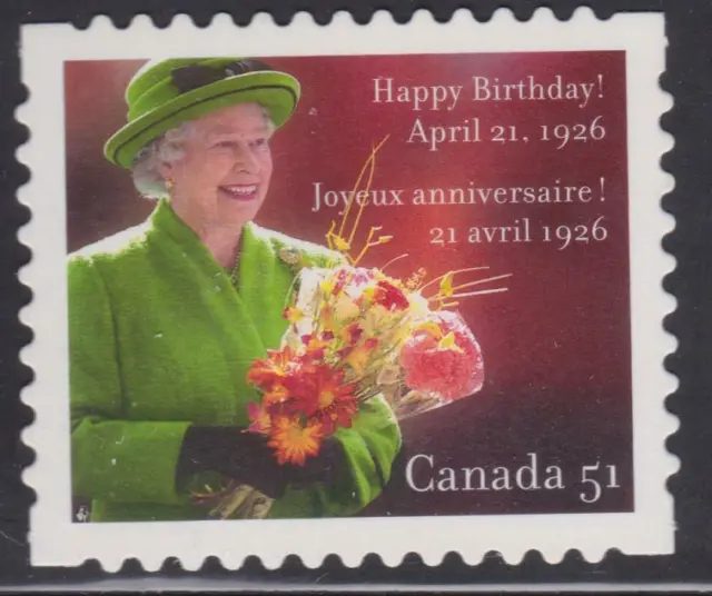 Canada 2006 #2142i Queen ELizabeth II 80th Birthday - die cut Unused