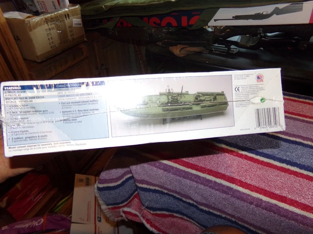 Vintage Revell PT-109 Commanded by JFK 1:72 Scale Model Kit # 85-0310 "Sealed"