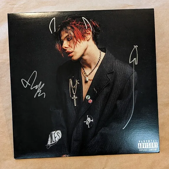 Yungblud REAL SIGNED Self Titled Vinyl Record Pink Color COA Autographed