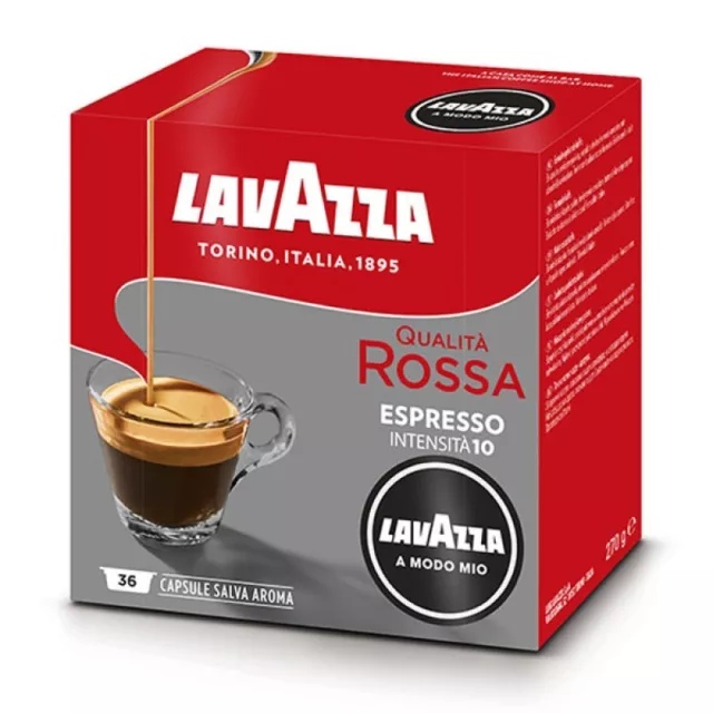 144 capsule caffè ORIGINALI Lavazza a Modo Mio Qualità QUALITA' ROSSA 4X36