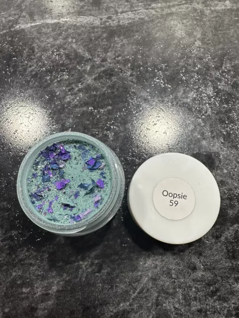 Lámina púrpura azul Sparkle and Co Dip Power Oopsie 59 mini 0,25 oz