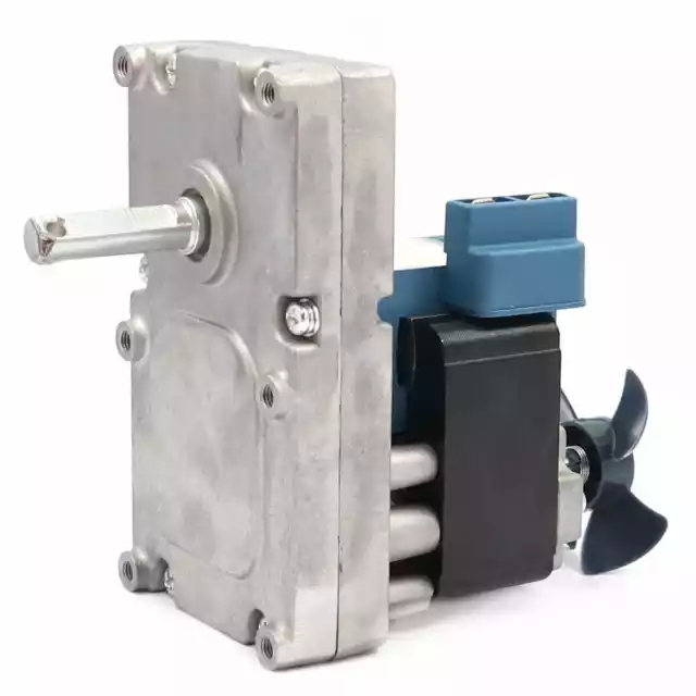 1,5U/min., 230V/AC Getriebemotor 123x70mm 6-Punkt, 30Nm, Grillmotor/Pelletofen