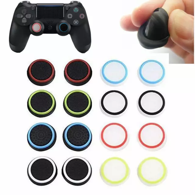 20 x Silicone PS4 PS5 Controller Thumb Stick Grip Thumbstick Cap Cover Xbox one