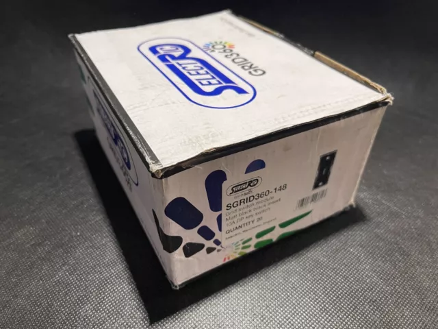 SELECTRIC SGRID360-148 Interruttore Modulo Nero 10A Dp Chiave 20 / Box (UK)
