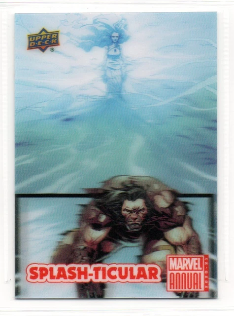 Marvel Annual 2020-21 (UD 2022) SPLASH-TICULAR Insert Card S19 WOLVERINE #1