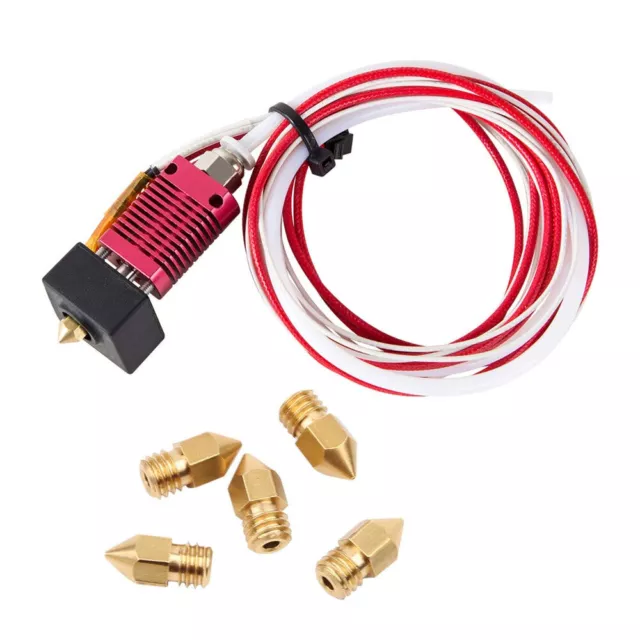 Montiertes MK8 Extruder-Hotend-Set für 3DDrucker Schlauch für 1,75 PTFE Filament