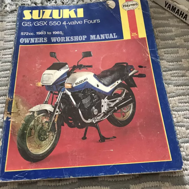 Suzuki GS/GSX550 4 Valve Fours Haynes Manual