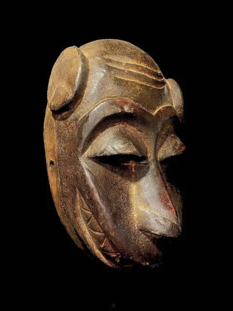 African Carved Mask Guro secret society mask, Coast Passport Mask-4502