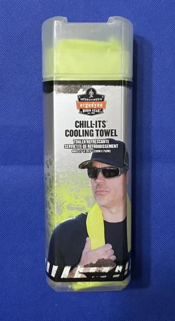 CHILL-ITS BY ERGODYNE Evaporative Cooling Towel 13” X 29.5” NEW! Stay Cool!